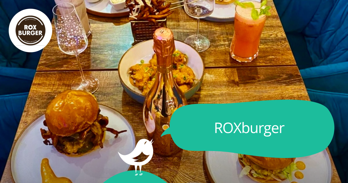 ROXburger: 50% off the first table of the night with First Table