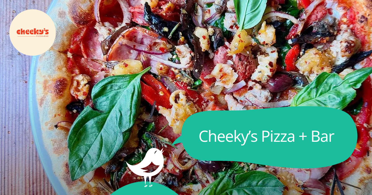 Cheeky’s Pizza + Bar: 50% off the first table of the night with First Table