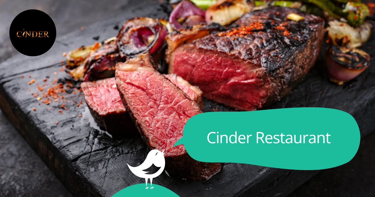 Cinder Restaurant: 50% off the first table of the night with First Table