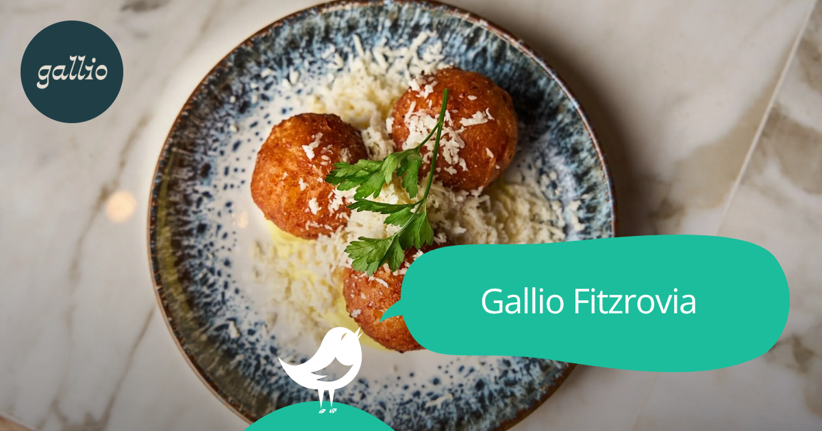 Gallio Fitzrovia: 50% off the first table of the night with First Table