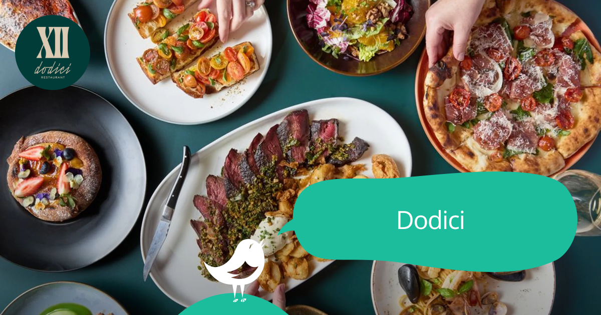Dodici: 50% off the first table of the night with First Table