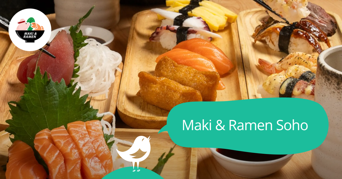 Maki & Ramen Soho: 50% off the first table of the night with First Table