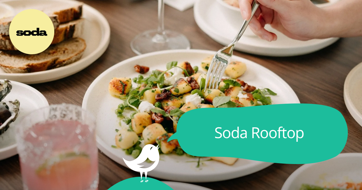 Soda Rooftop: 50% off the first table of the night with First Table