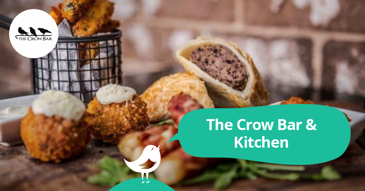 the crow bar and kitchen menu