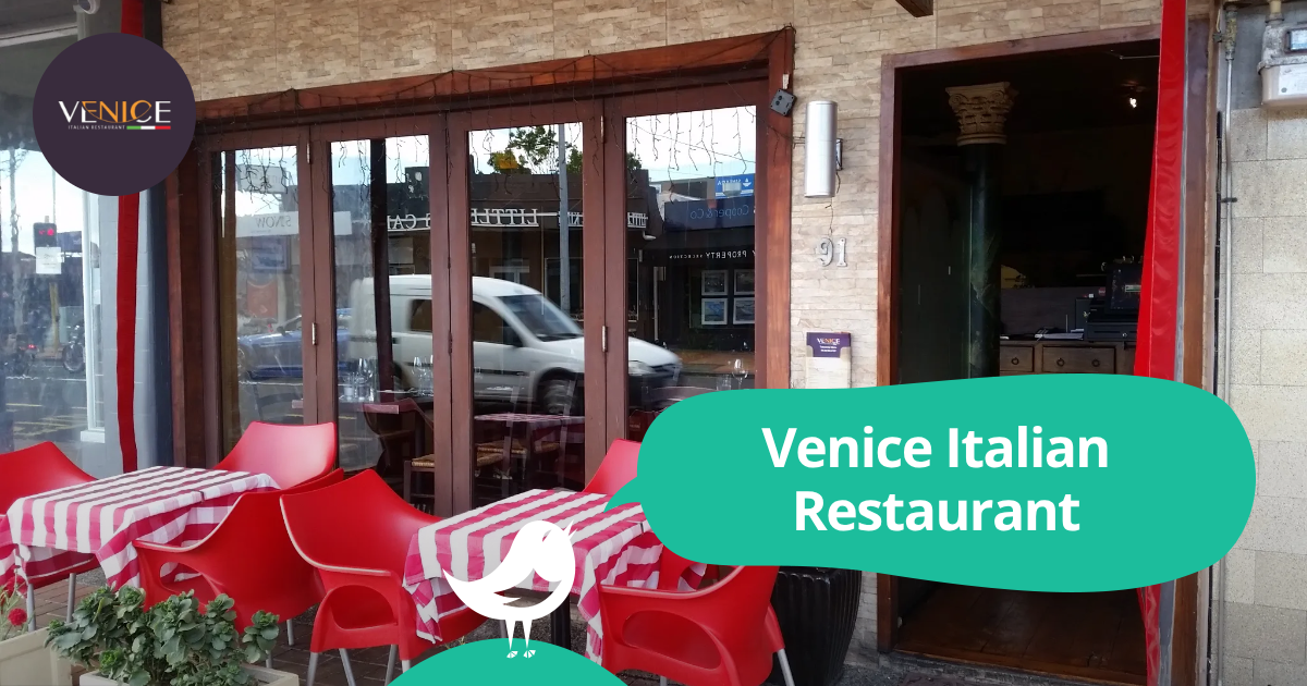 Venice Italian Restaurant 50 off the first table of the night with