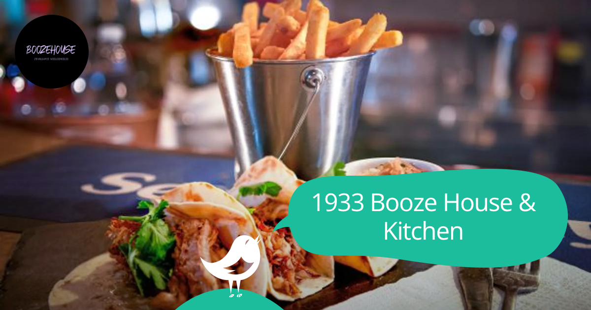 1933 Booze House & Kitchen: Book any time at everyday prices