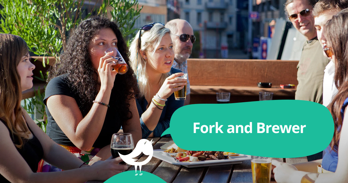 Fork and Brewer 50 off the first table of the night with First Table