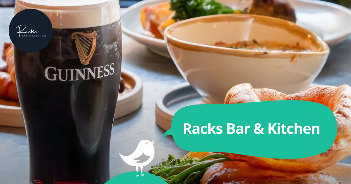 Racks Bar & Kitchen 50 off the first table of the night with First Table