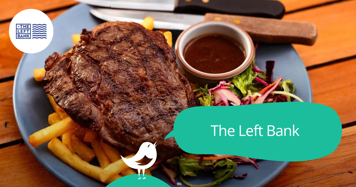 The Left Bank: 50% off the first table of the night with First Table