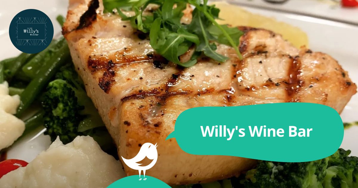 Willy's Wine Bar 50 off the first table of the night with First Table