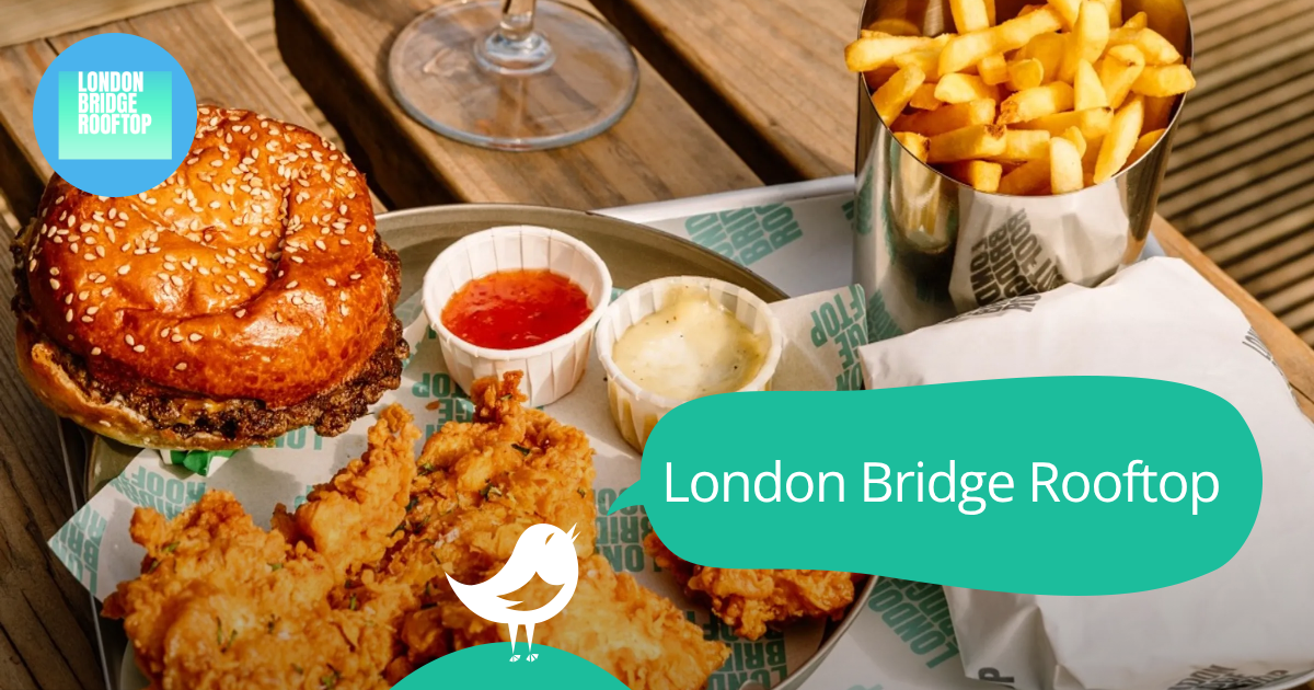 London Bridge Rooftop: Book any time at everyday prices