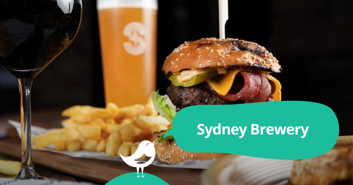 Sydney Brewery 50 off the first table of the night with First Table